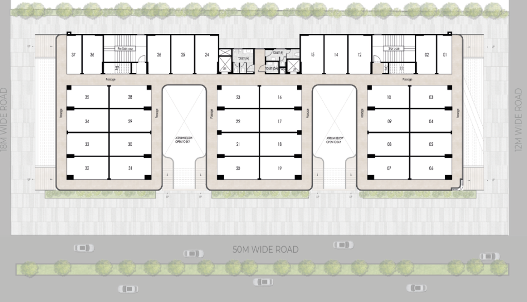 Opus Retail Secoond Floor Plan