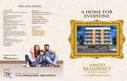 amod residency sectot 73 noida