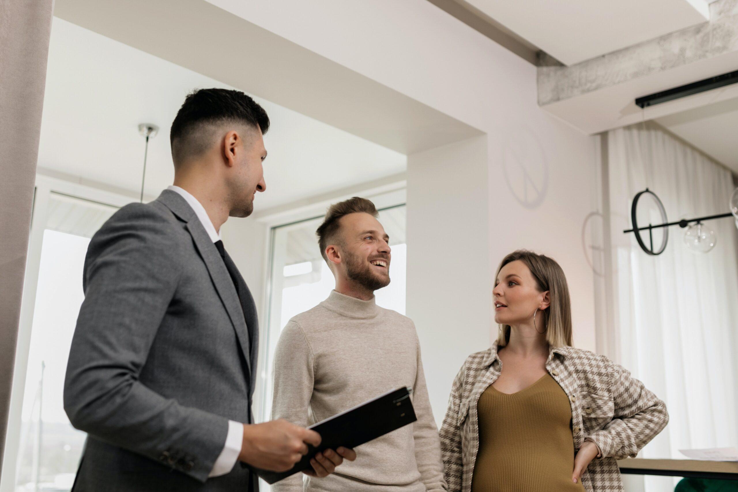 A Man Talking with Arif Patel Real Estate Agent